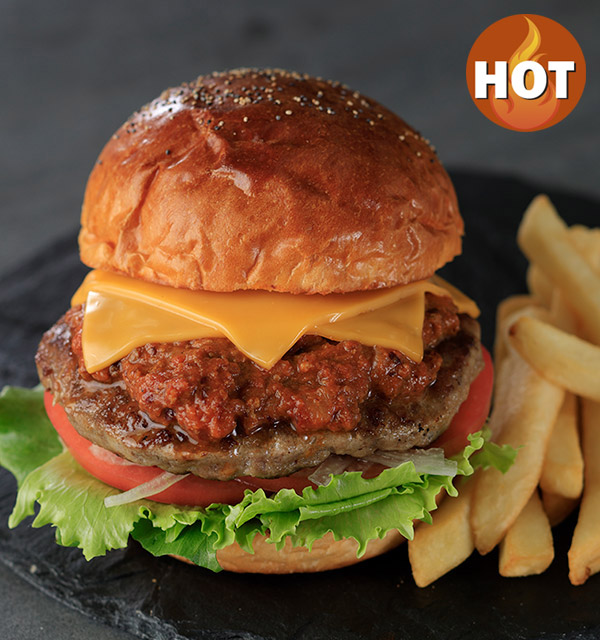 チリチーズバーガー