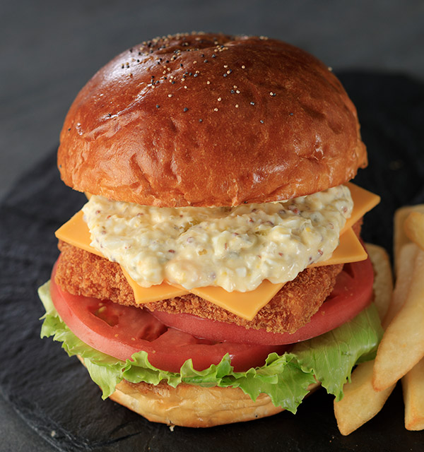 自家製タルタルのフィッシュサンド